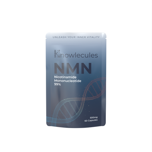 Knowlecules NMN - High Purity Cellular Energy Booster - 99.6% Pure Nicotinamide Mononucleotide - 60 Capsules
